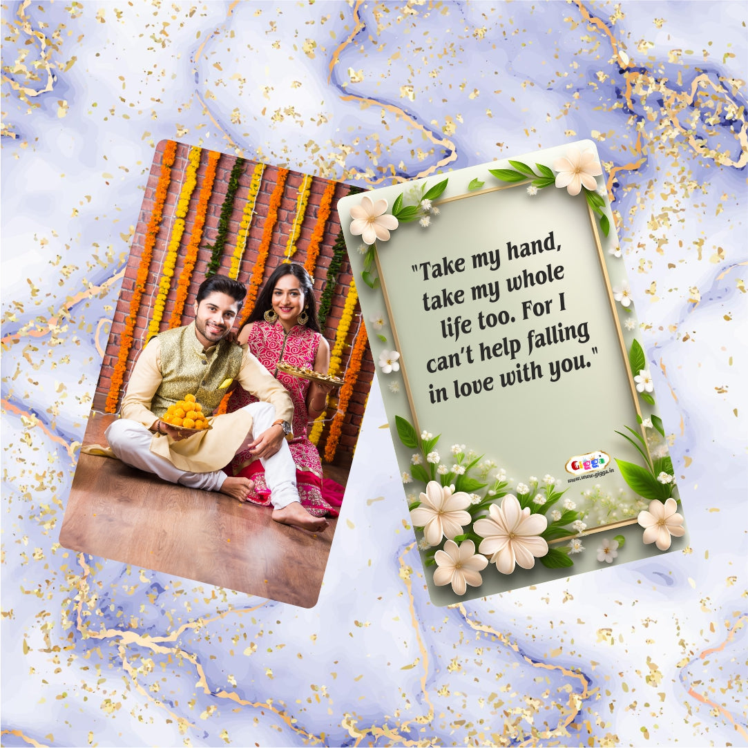 Photo Wallet Card - Personalised Message